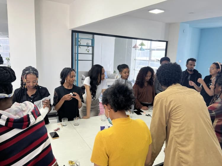 Team working together